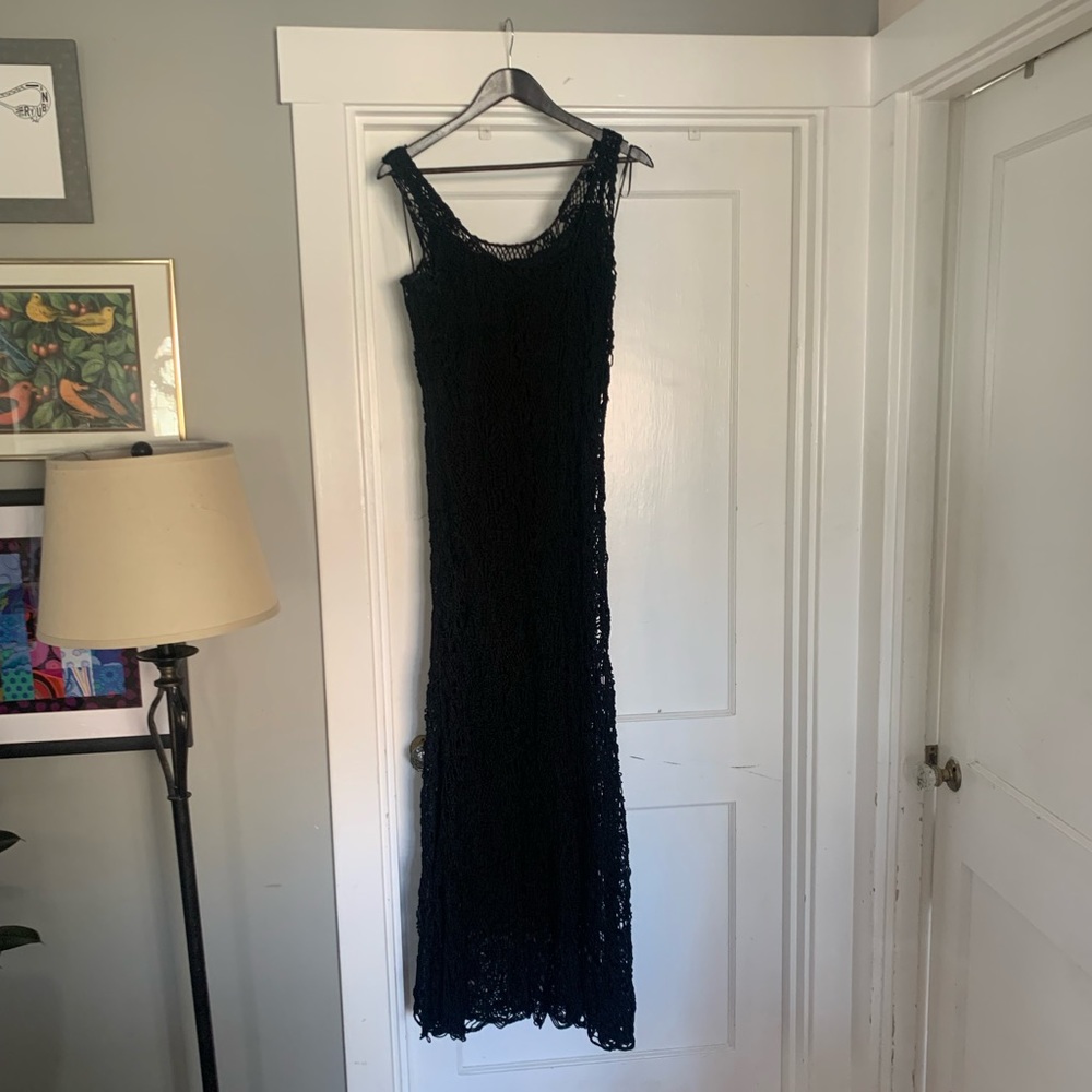 Black cocktail dress